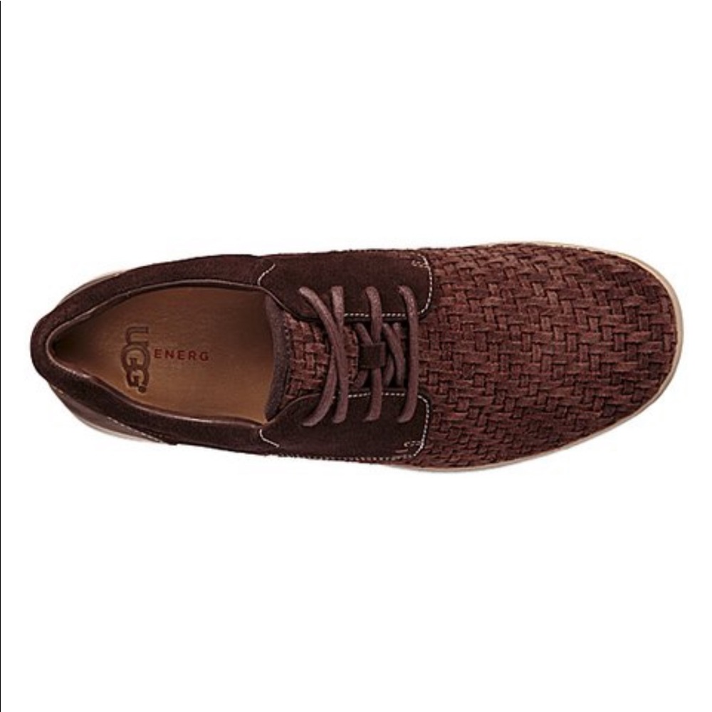 Men’s UGG Stout Hepner Woven Suede Sneaker - Picture 4 of 5